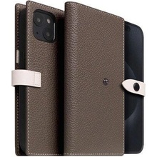 SLG Design D8 Magsafe Hybrid Full Grain Leather iPhone 15 Plus - Etoff Cream