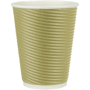 Horecano HORECANO-Чаша хартиена Ø8.7xh11cm 420ml 25бр БЕЖОВА ЛУКС (232189-1) (HC-981796) (01981796)