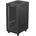 Lanberg Rack Cabinet 19" Free-Standing 24U/600X800 (FlAT Pack) With Glass Door LCD Black V2 (FF01-6824-12BL)