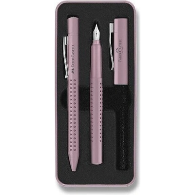 Faber Castell Grip Edition 2010 sada plnicí a kuličkové pero růžová