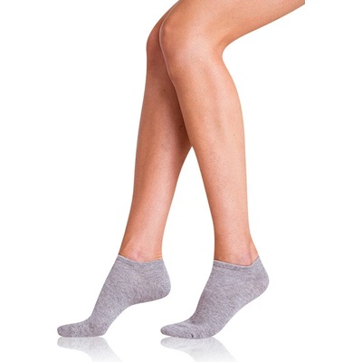 Bellinda COTTON IN-SHOE SOCKS 2x BE485805 sivá