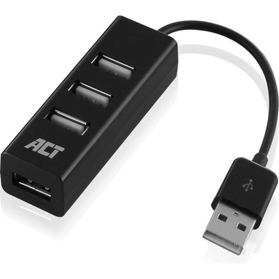 ACT ac6205 4-портов usb 2.0 hub Черен (ac6205)