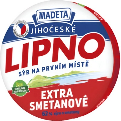 Madeta Jihočeské Lipno extra smetanový tavený sýr 140g