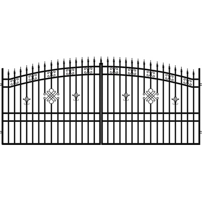 POLARGOS Двукрила оградна врата greta (цената е за пълен комплект за монтаж) (greta.180.400)