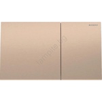 Geberit 115.622. QB. 1 - бутон за смиване Sigma70 25 x 14, 6 см, четкан, червено-златист (GB0117)
