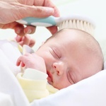 Sevibaby Четка с естествен косъм и гребен (401-1)