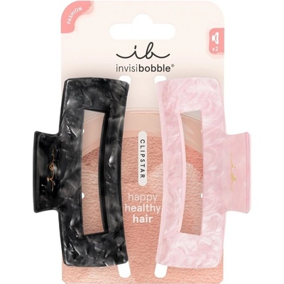 Invisibobble Clipstar Eclipse Glossy - Velký skřipec do vlasů 2 ks