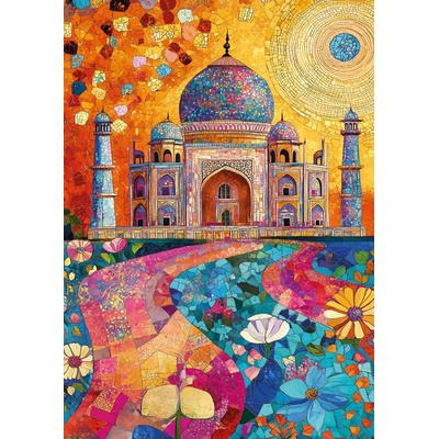 KS Games - Puzzle Mosaic Taj Mahal - 500 piese