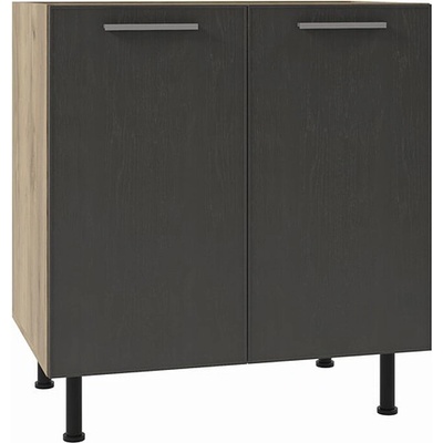 ЕВРОМАР Долен шкаф с две врати sky loft Н-80/87 (005.002.3323)