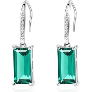Silenti Jewelry Сребърни обеци "Награда" - Лилав