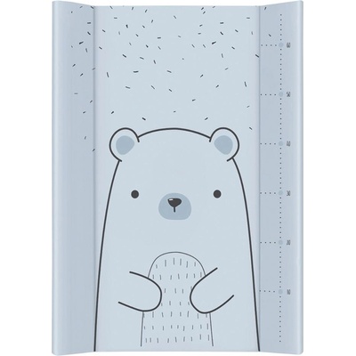 KikkaBoo Твърда PVC подложка за повиване 80х50см Bear with me Blue (31108060035)