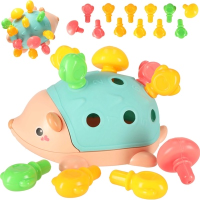 Creative Corner Smyslově vzdělávací montessori modrý ježek