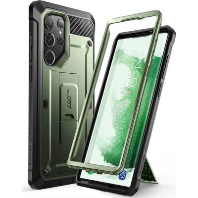 i-Blason SUPCASE Unicorn Beetle Pro Case - удароустойчив хибриден кейс за Samsung Galaxy S23 Ultra (зелен)