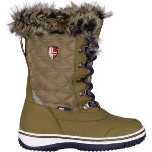 Trollkids Детски зимни ботуши Trollkids Girl's Holmenkollen Snow Boots XT Winter boots - Spruce Green / Navy - размер 40 (EU) (702-4702-0523)