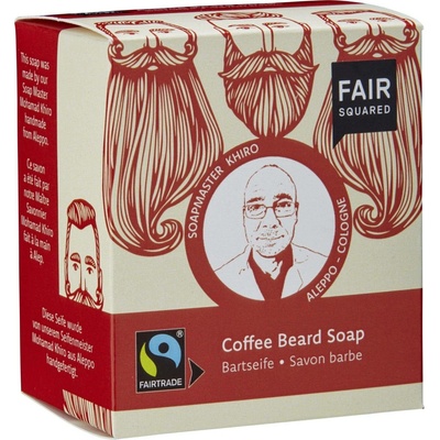 FAIR SQUARED Beard Soap Coffee 160 g