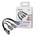 LogiLink USB 3.2 Gen 1 хъб, USB-C/M (90 ) 3x USB-A/F, алуминий, 0, 15 м