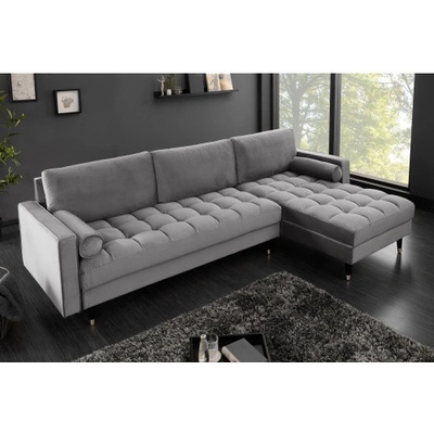 Komfort-nábytok Rohová 40273 Cozy Zamat Šedá
