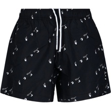 Off white Logo Allover Black plavky
