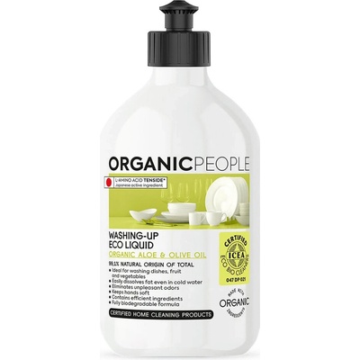 ORGANIC PEOPLE Eko Prostriedok na riad Aloe 500 ml
