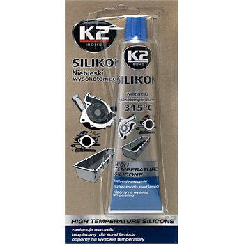 K2 Silikón na motory 85g modrý