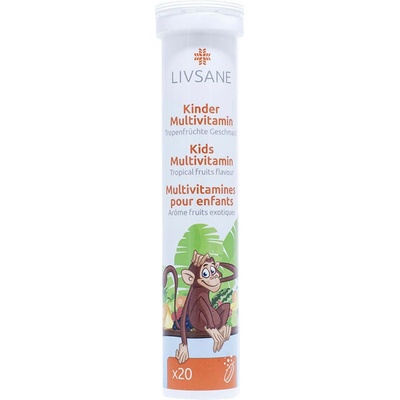 Livsane A-Z Multivitamín pre deti 20 šumivých tabliet