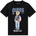 GUESS Черна тениска за момче с цветно мече и син надпис Guess