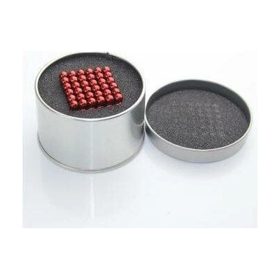 Neocube Magnetické kuličky 5mm Puzzle Červená