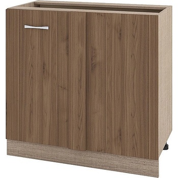 ИРИМ Долен ъглов шкаф с врата Сити МО-42 мока / орех адмирал 90 см