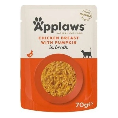 Applaws kapsička cat kuře a dýně broth 12 x 70 g