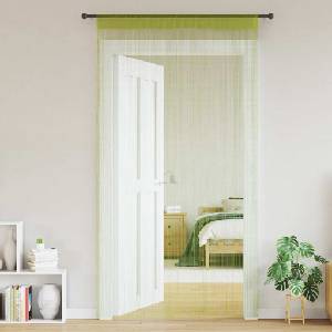 Pure Line Home Пердета с ресни в цвят зелен за тръбен корниз, 2 бр. , 140 x 250 см