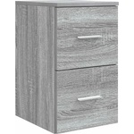 vidaXL Шкаф за баня Сив Сонома 30 x 44, 5 x 50 см Инженерна дървесина (890379)