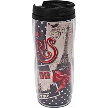 Retro Cestovní termohrnek v boxu SOUVENIR DE PARIS 350 ml