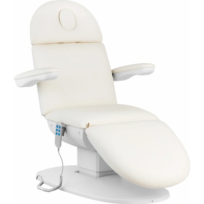 PHYSA TERAMO Elektrické kozmetické lehátko - 3 motory - 300 W - 196 x 58 x 56–76 cm - 150 kg - biele