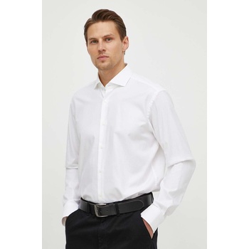 HUGO BOSS Риза boss мъжка в бяло със стандартна кройка 50512656 (50512656)