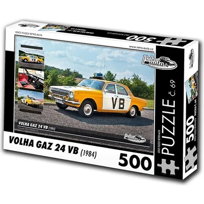 Retro cars - Puzzle Volga GAZ 24 V (1984) II - 500 piese