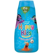 Happy Kids sprchovací gél a šampón s vôňou lesných plodov 2v1 300 ml