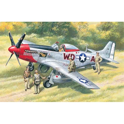 ICM Mustang P-51D with USAAF Pilots and Ground Personnel 1:48