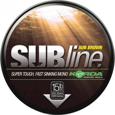 Korda Subline Brown 1000 m 0,35 mm 12 lb