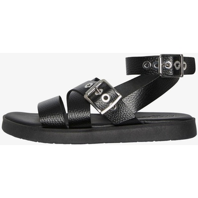 Pieces Черни дамски кожени сандали Pieces Shela Pieces | Cheren | ЖЕНИ | 36