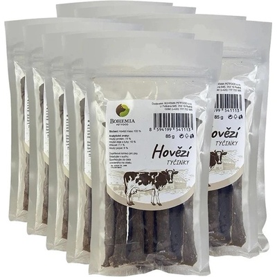 Bohemia Pet Food BOHEMIA Hovězí tyčinky multipack 10 x 85 g
