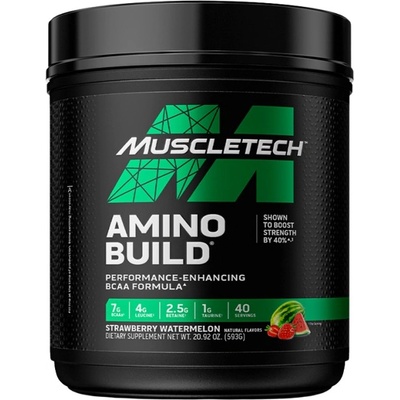 MuscleTech Amino Build / Performance-Enhancing BCAA Formula [593 грама] Ягода и диня