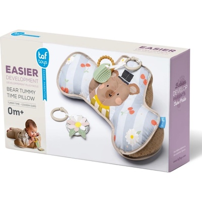 Плюшена бебешка възглавница Taf Toys - Мече (TT13715)