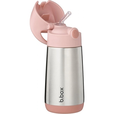 b.box termoska na pití s brčkem 350 ml blush crush