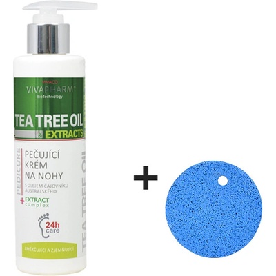 Vivaco Krém na nohy s Tea Tree Oil 200 ml