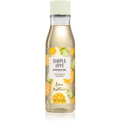 Oriflame Love Nature Simple Joys енергизиращ душ-гел Organic Pineapple 250ml