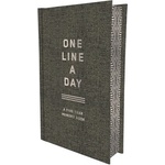 Abrams & Chronicle Books Charcoal Canvas One Line a Day | CHRONICLE