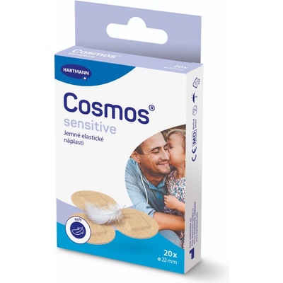Cosmos Sensitive delená náplasť 2,2 cm 20 ks