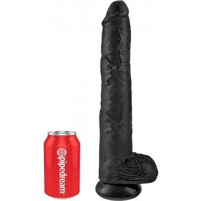 Pipedream King Cock 14Inch With Balls Black