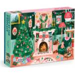 Galison Cozy by the Fireplace 1000 Piece Puzzle | Galison