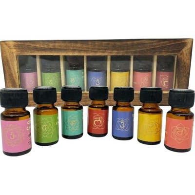 Arome Chakra vonný olej - 10 ml, sada 7 ks